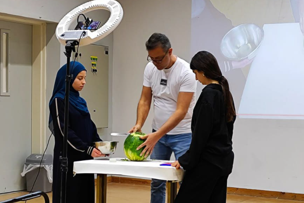 Food rescue, Art Project, Students, University of Haifa, Ruti Sela, Academic Course, watermelon